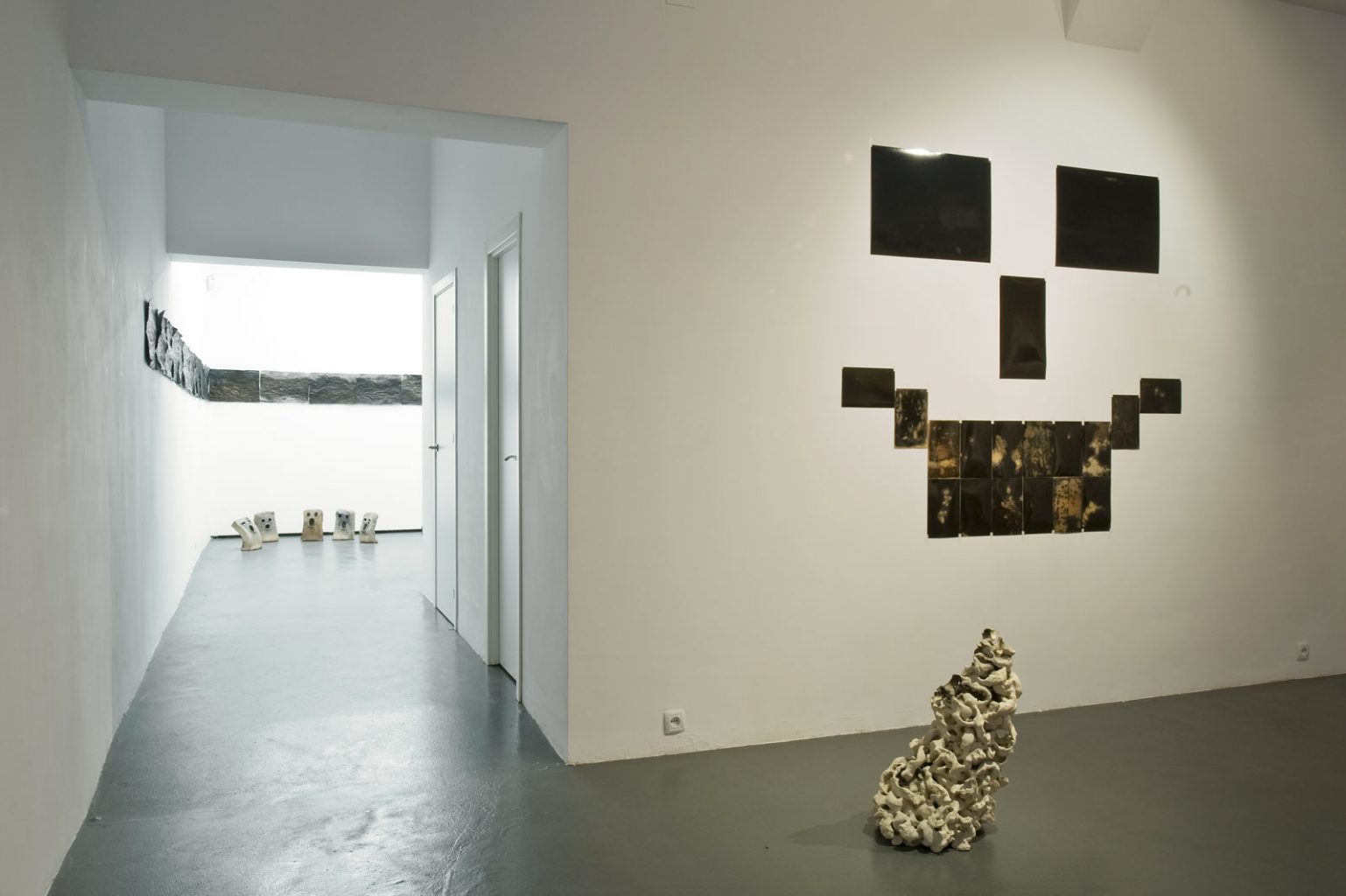 Tending to black, installation view