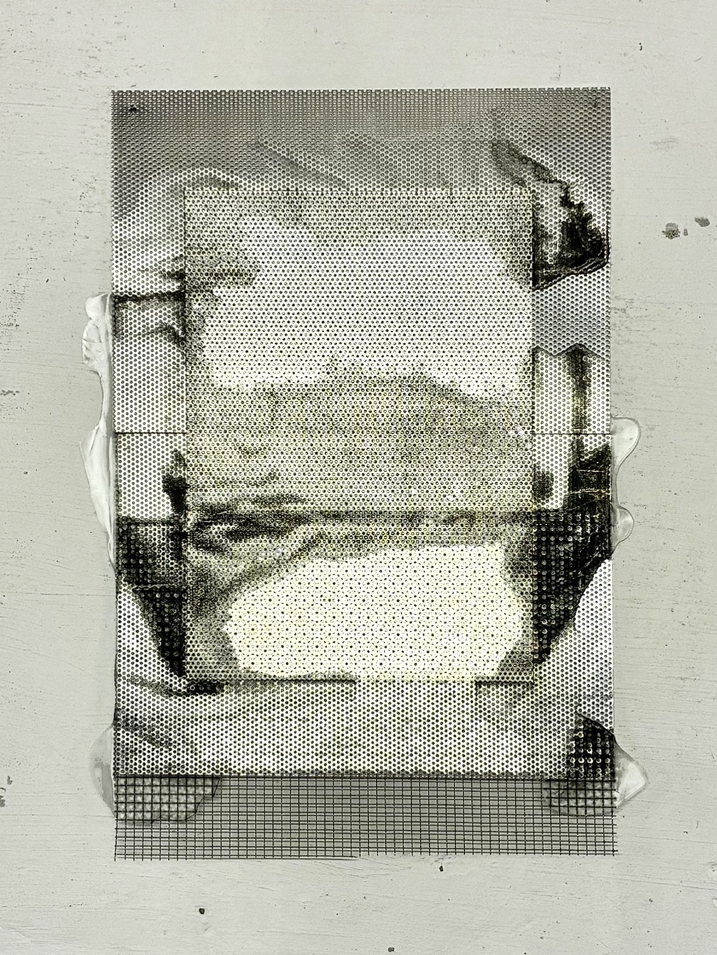 <p>Pressure Points_Culvert _2026_Metal meshes, acrylic medium, carbon paper transfer_47x34cm</p>
